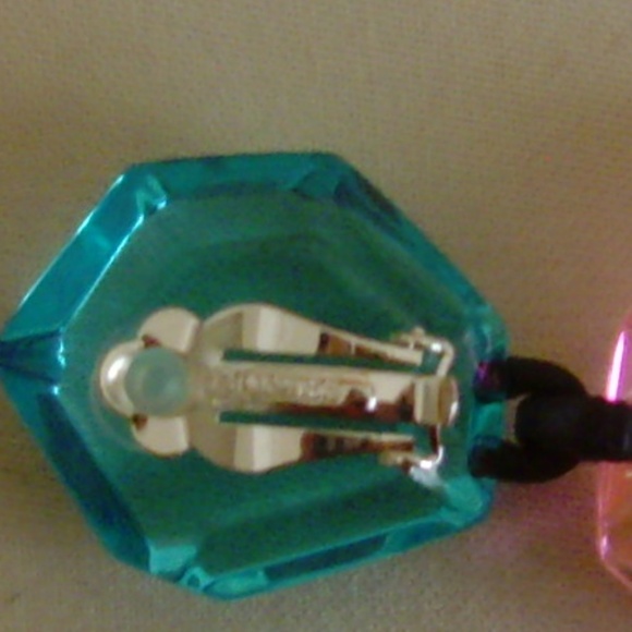 MONIES Gerda Lynggaard Lucite Dangle Earrings - NEW - Picture 11 of 14